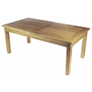Plum 6ft extendable oak dining table furniture