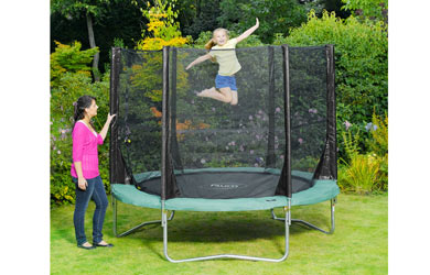 8ft Space Zone Trampoline and 3G Enclosure