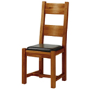 Plum dark oak dining chair furniture
