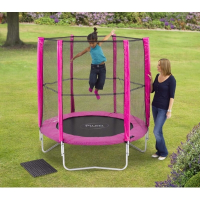 Plum Products 6ft Trampoline and Enclosure Pink MATT012