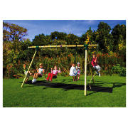 Products Orang-Utan Wooden Pole Swing Set