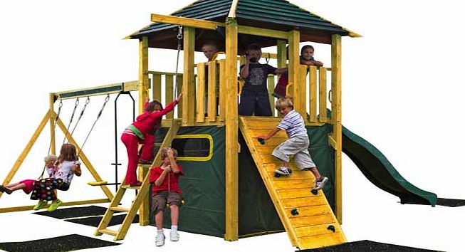Plum Products Plum Warthog Wooden Climbing Frame Outdoor Play