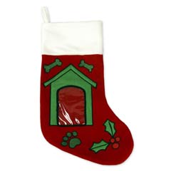 Puppies Dog House Picture Frame Stocking