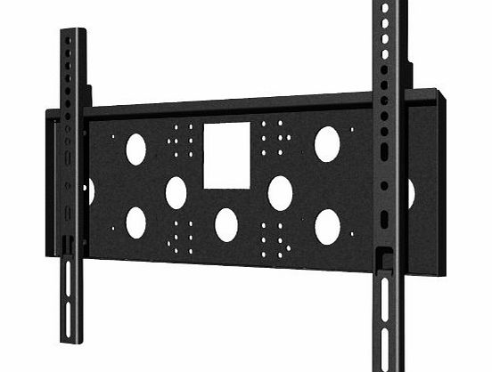 PMV Mounts Universal Flat Wall Mount for 37 inch and 65 inch TV Screens - Black