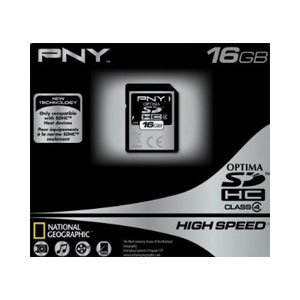 PNY 16GB SD Card (SDHC) - Class 4