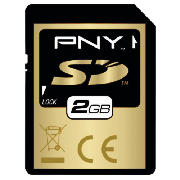 PNY 2Gb SD Card Twin Pack