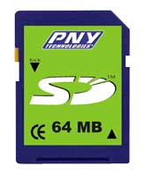 PNY 64MB SD CARD