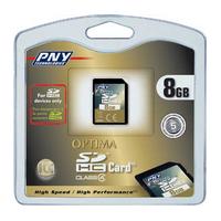 8GB SDHC ( Secure Digital High Capacity ) Class 4 Optima High-Speed 60x Card