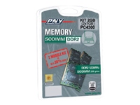 memory - 2 GB ( 2 x 1 GB ) - SO DIMM 200-pin - DDR II