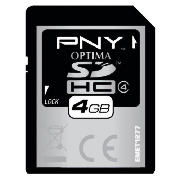 PNY Optima SDHC Memory Card - 4GB