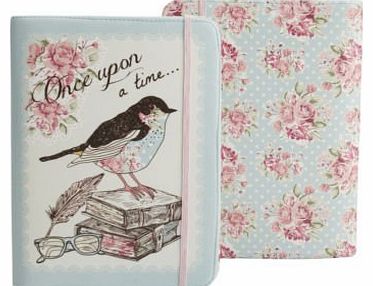 Chic Shabby Kindle & Touch E-Reader Vintage Bird Floral Case Cover Sleeve