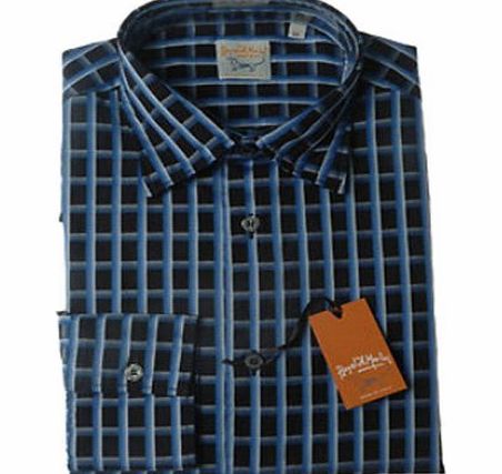 Poggianti 1958 Poggianti Royal St Martins Shirt Designer Choice Of Colours amp; Sizes Bnwt NEW Blue Check M