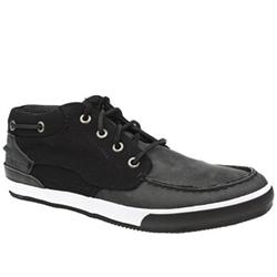 Pointer Male Pointer Taylor Leather Upper Fashion Trainers in Black