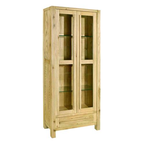 Poland Oak Furniture Poland Oak Display Cabinet