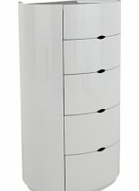 Polar 5 Drawer Tall Chest