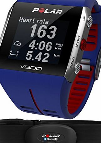 POLAR  V800 GPS Sports Watch with Heart Rate Monitor - Blue
