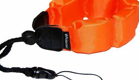 Polaroid Floating Flotation Wrist Strap (Orange) For Underwater / Waterproof Cameras, Camcorders And Housings