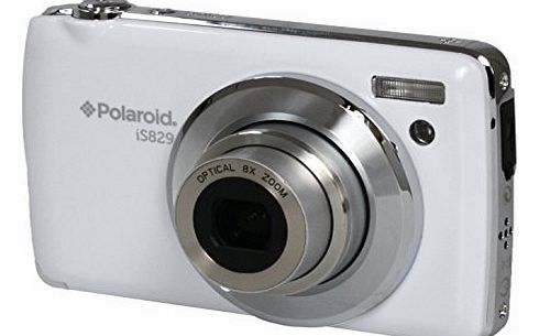 Polaroid HD Digital Camera - White (16MP, 8x Optical Zoom, 4x Digital Zoom, SD Card Slot) 2.7 inch LCD