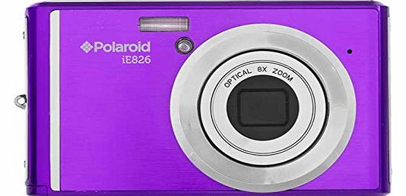 IE826 18MP Compact Digital Camera - Purple.