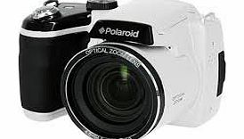 Polaroid IS2634-WHT Bridge Camera - 16MP, 26x Optical Zoom, 3`` TFT Screen