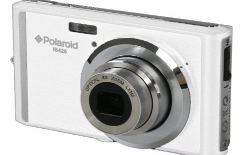 IS426 16 Megapixel Compact Digital Camera - White (16MP, 2.4`` Screen, 4x Optical Zoom, Li-Ion Battery)