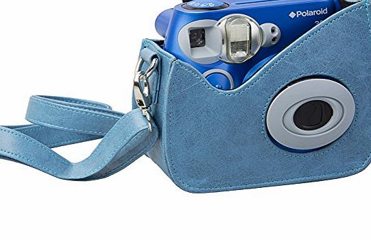 Snap amp; Clip Camera Case For The Polaroid PIC-300 Instant Camera (Blue)