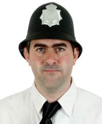 Police Helmet Hard Plastic