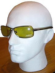 Police Sunglasses with a hint of Yellow