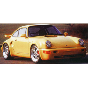 porsche 911 Turbo S 1992 Yellow