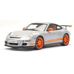 997 GT3 RS - Silver/orange 1:43