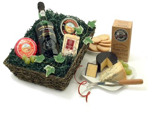 and Stilton Hamper with Biscuits