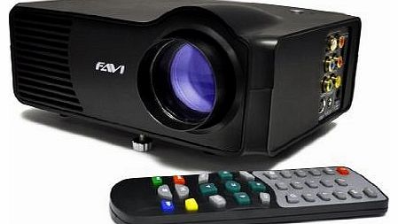 Favi RioHD-LED-3 LED Mini Projector with 120 Picture (LCD) Size: 120-inch (Max Projection Size)