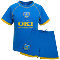 Portsmouth Kit Pyjamas - Blue/White - Boys.