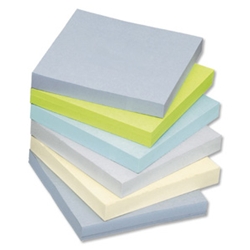 Post-it Note - Cool Pastel Rainbow -76x76mm - 6