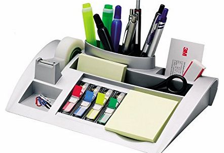  C50 Desk Organiser Set - Dispenses Post-it Notes, Index Flags and Scotch Tape - Filled