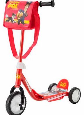 Postman Pat Tri-Scooter with Postal Set - Red