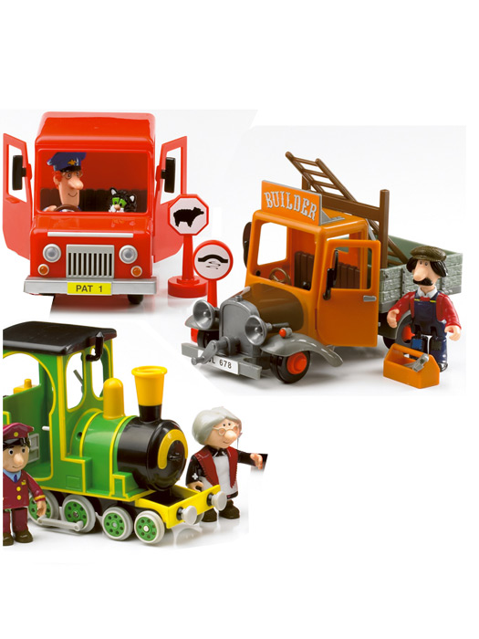 Van Truck and Train Play Toy Set