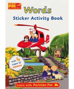 Postman Pat Words Sticker Activity