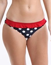 Pour Moi, 1295[^]212884 Ahoy Spotty Brief - Navy and White