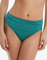 Pour Moi, 1295[^]265592 Azure Fold Over Ruched Pant - Emerald