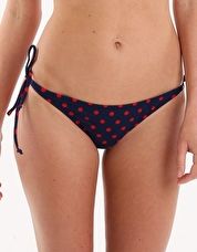 Pour Moi, 1295[^]245546 Key West Spotty Tie Side - Navy and Red