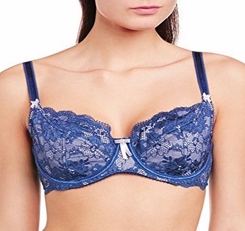 Pour Moi? Womens Amour Full Cup Everyday Bra, Blue (Midnight), 34E