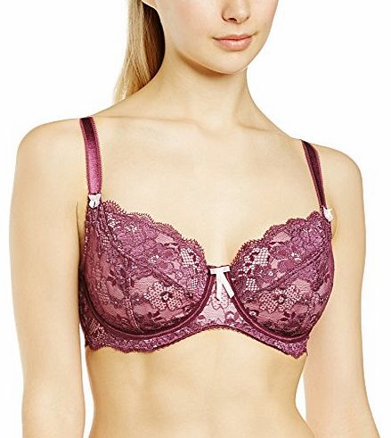 Pour Moi Womens Amour Full Cup Everyday Bra, Purple (Soft Plum), 30E