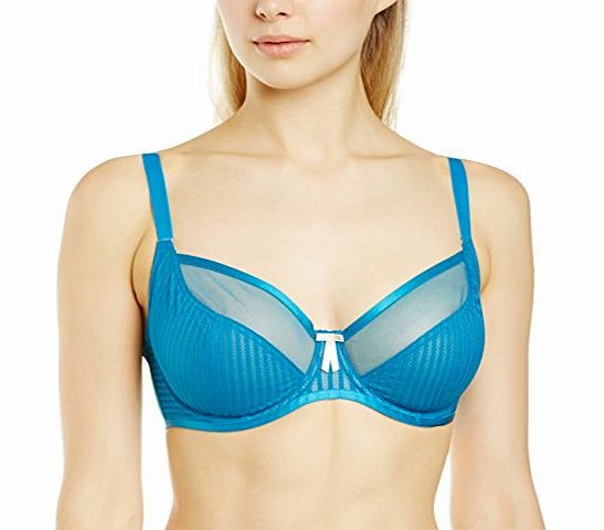 Pour Moi Womens Promise Full Cup Everyday Bra, Blue (Teal), 34F