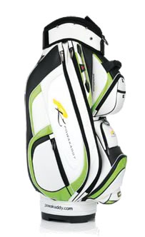 Golf Deluxe II Cart Bag Classic White/Black/Lime