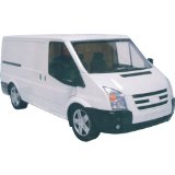 1:18 Scale Ford Transit Pull Back Van (White)
