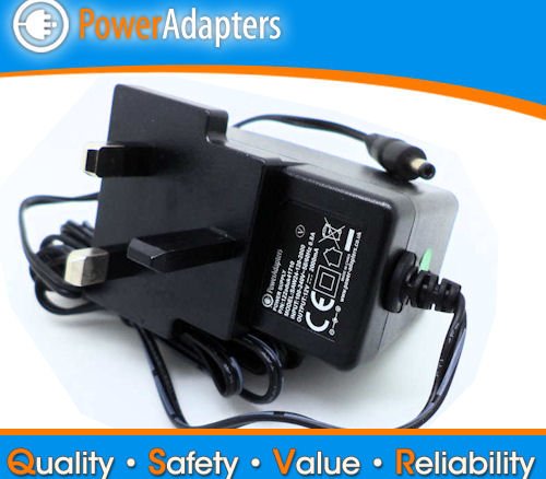 12v Mains 2a ac/dc UK replacement power plug for Roku 3 Streaming player