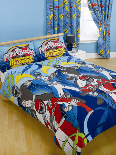 Power Rangers Double Duvet Cover and Pillowcase