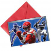 Rangers Party Invites - 6 in a pack