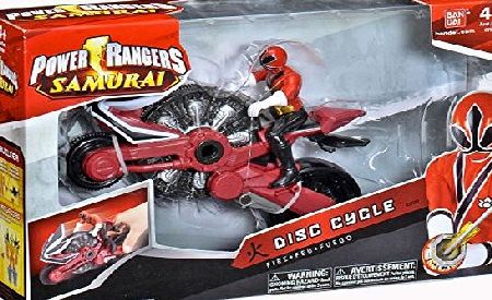 Power Rangers Samurai Disc Cycle and Figure (Red)
